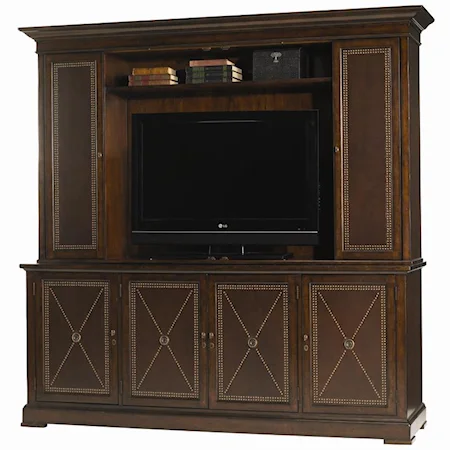 Westminster Entertainment Console & Hutch Wall Unit